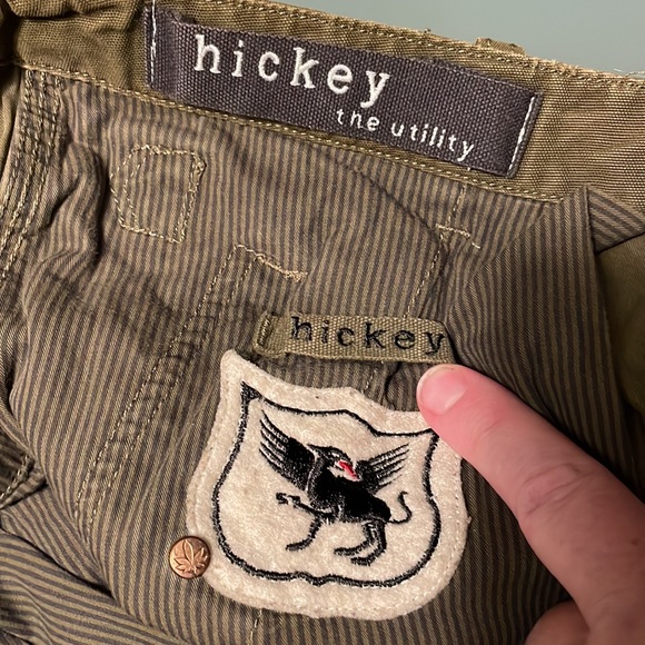 Hickey Olive Copper Button Down Adjustable Pant 32 W 33 L - Picture 9 of 16